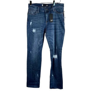 Kut From Kloth Catherine Boyfriend Size 6 Distressed Denim Jeans Casual
